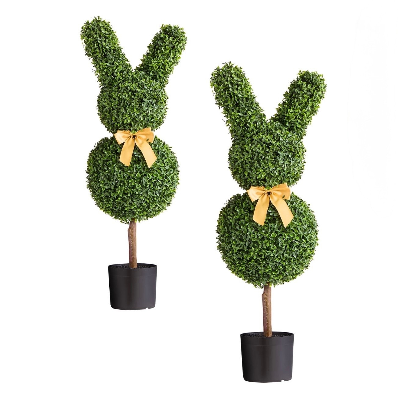 KFFKFF Artificial Bunny-Shaped Topiary Boxwood Balls, Set of 2 - 36-Inch Faux Greenery for Indoor and Outdoor Decoration, Easy to Assemble for Porch, Patio, Garden, Balcony, or Backyard

#LTKFindsUnder100 #LTKSeasonal #LTKHome