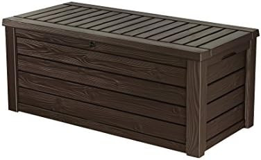 Keter Westwood 150 Gallon Resin Large Deck Box-Organization and Storage for Patio Furniture, Outd... | Amazon (US)