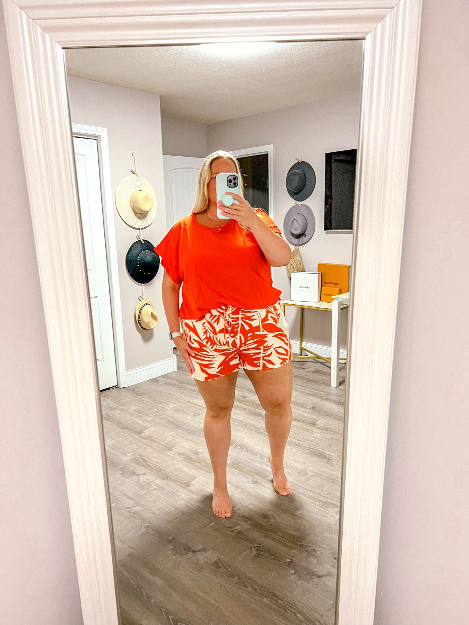 Bright orange tropical print summer matching shorts set

This shorts set was under $20 and so good! Lots of color options also. 

Plus size shorts set 
Plus size summer outfit 
Plus size beach outfit
Vacation outfit
Travel outfit 
Plus size matching set 
Orange set 
Casual outfit 
Beach outfit 
Orange shorts set
Matching set 
Outfit set

#LTKFindsUnder50 #LTKPlusSize #LTKSeasonal