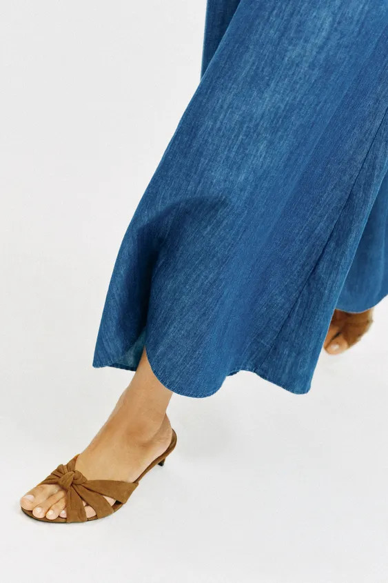 SANDALES EN CUIR \u00c0 N\u0152UD | Zara FR