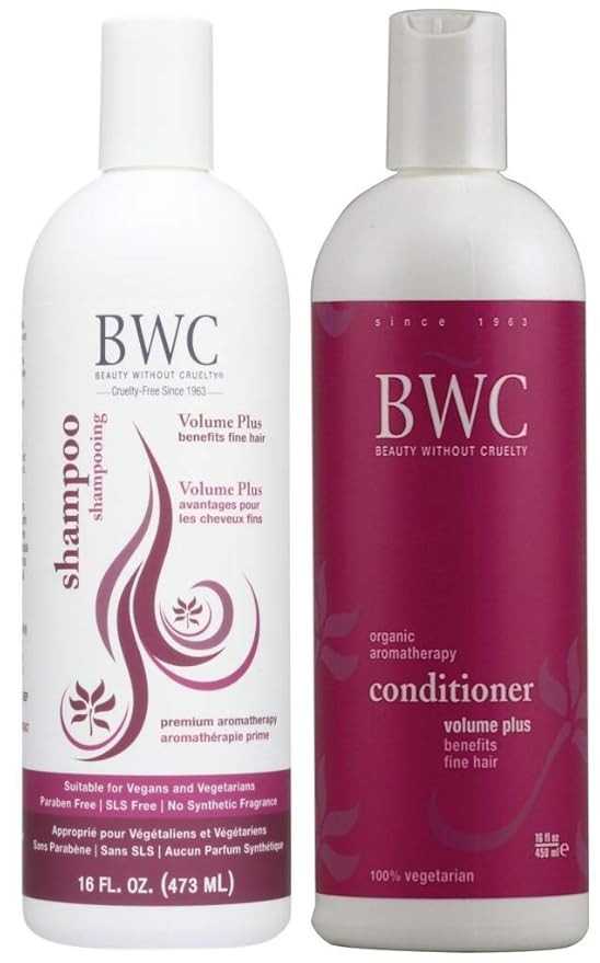 Beauty Without Cruelty Volume Plus Shampoo and Beauty Without Cruelty Volume Plus Conditioner Wit... | Amazon (US)