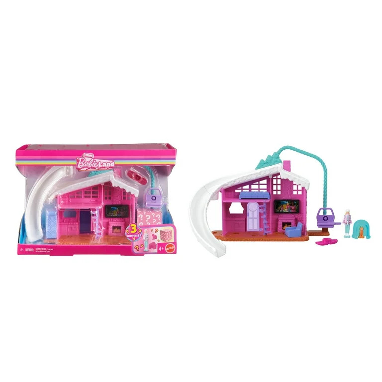 Barbie Mini Barbie Land DreamHouse Including 1.5-Inch Doll, Furniture & Accessories - Walmart.com | Walmart (US)