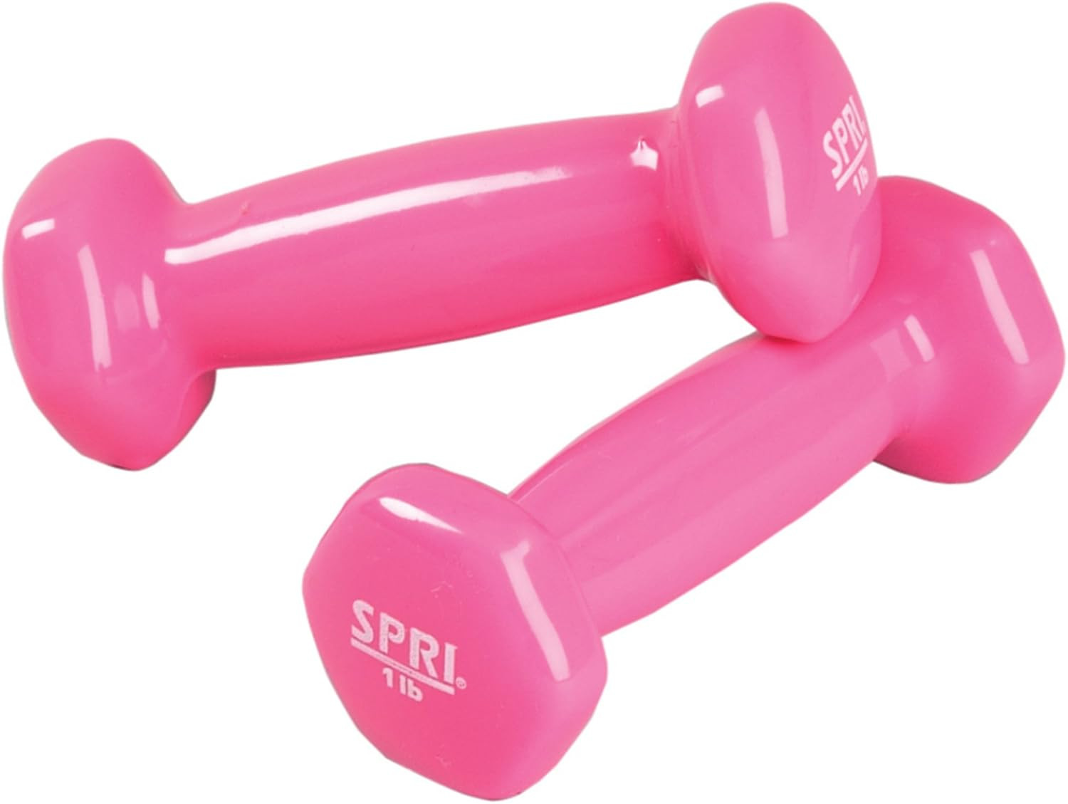 Dumbbells Hand Weights Set of 2 - Vinyl Coated Exercise & Fitness Dumbbell for Home Gym Equipment... | Amazon (US)