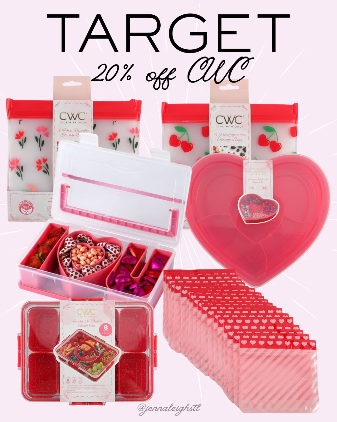 Target has 20% off all CWC products, making it a great time to grab those fun last-minute Valentine’s Day items. 

 #LTKValentine #LTKfoodie #LTKSaleAlert
