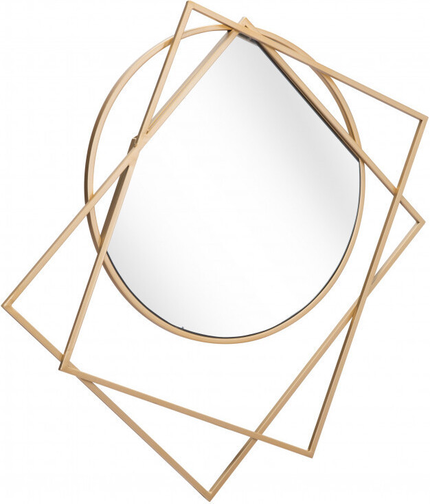 Vertex Gold Shelf Mirror | 1stopbedrooms