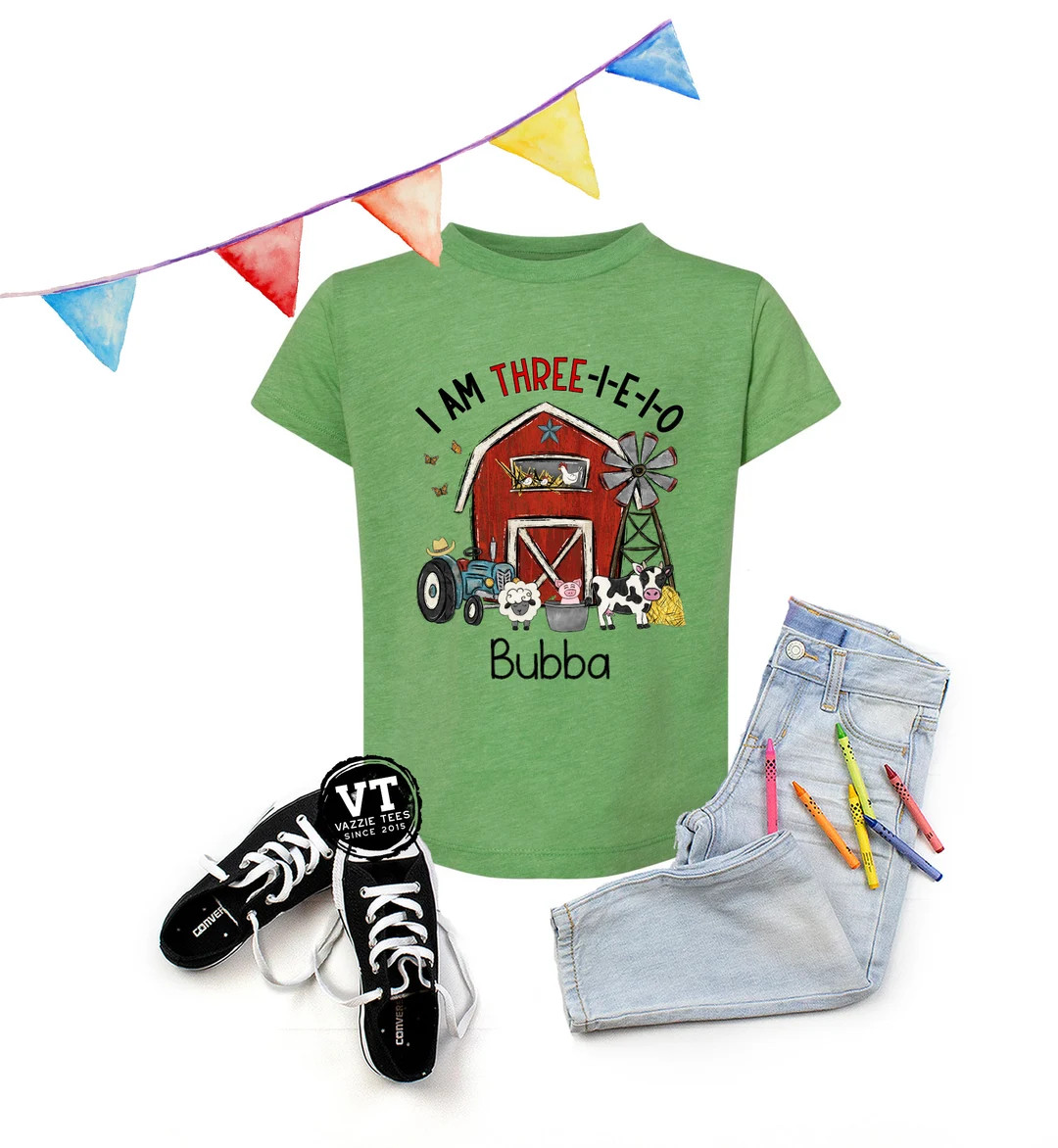 I am Three ieio Shirt - Three Farm Shirt - With an Oink and a Moo Farm 3rd Birthday Shirt - Farm ... | Etsy (US)