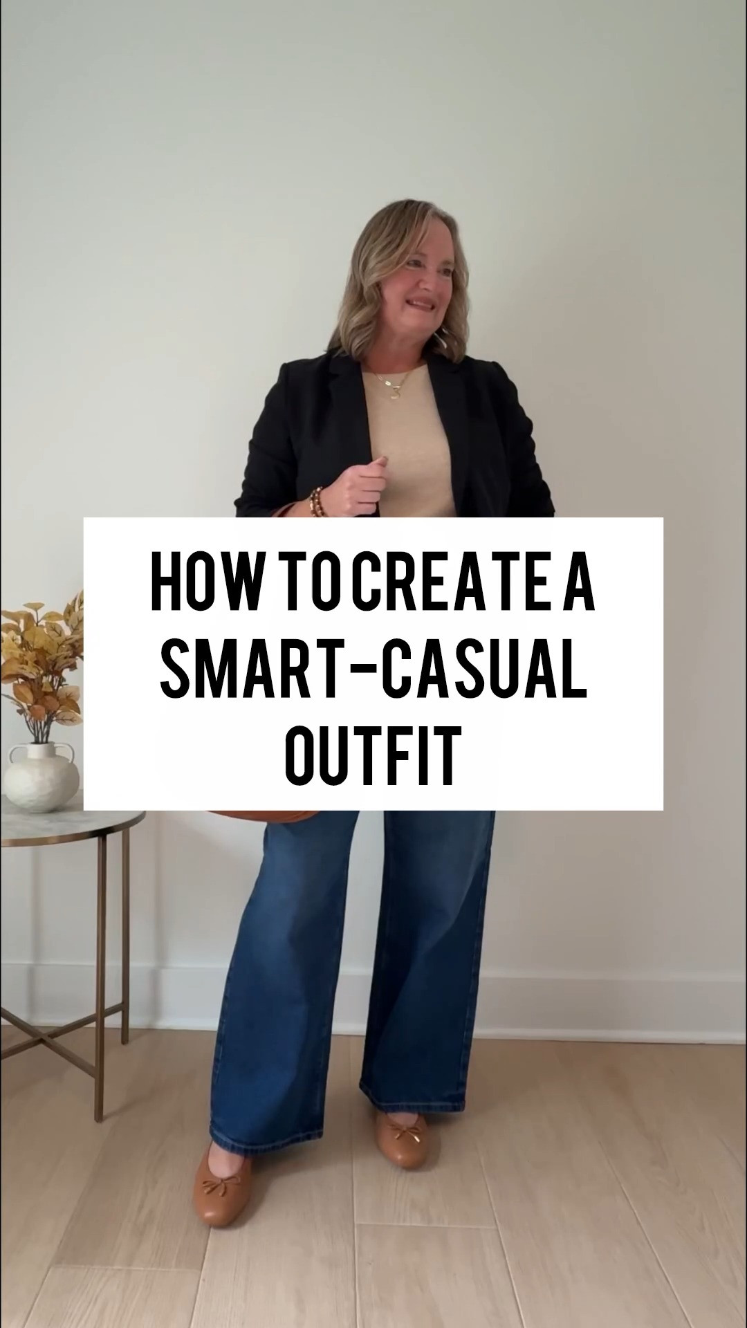 How to create a Smart-Casual outfit 🎉 Follow these steps to easily put together a chic and polished smart-casual outfit with wardrobe essentials and accessories.  Save this tutorial for later!

Comment “SHOP” to shop these outfits.  

@talbotsofficial #talbotspartner #talbots #ad #mytalbots
#… #midsize#smartcasual 

 