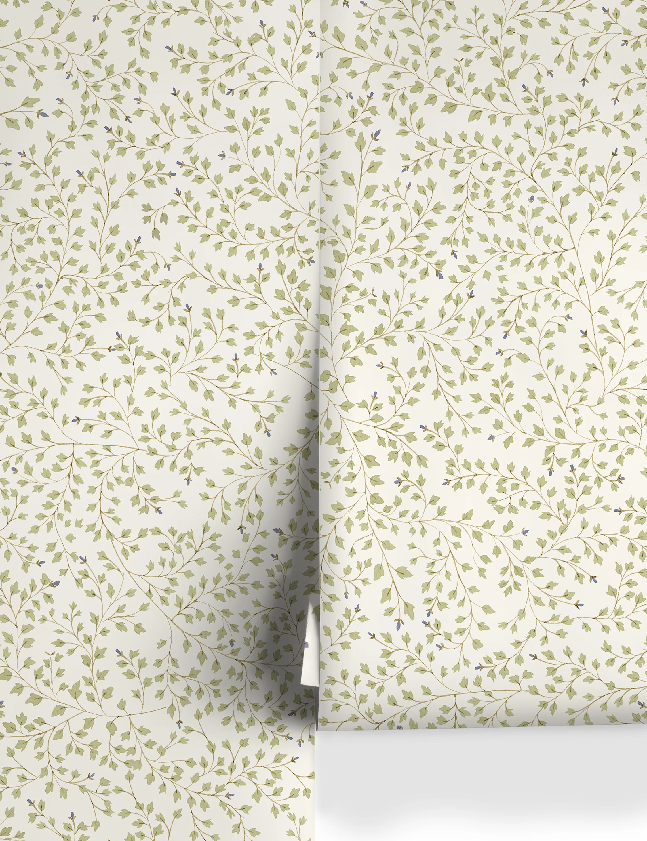 Dainty Leaves Wallpaper by Rylee + Cru | Lulu and Georgia 