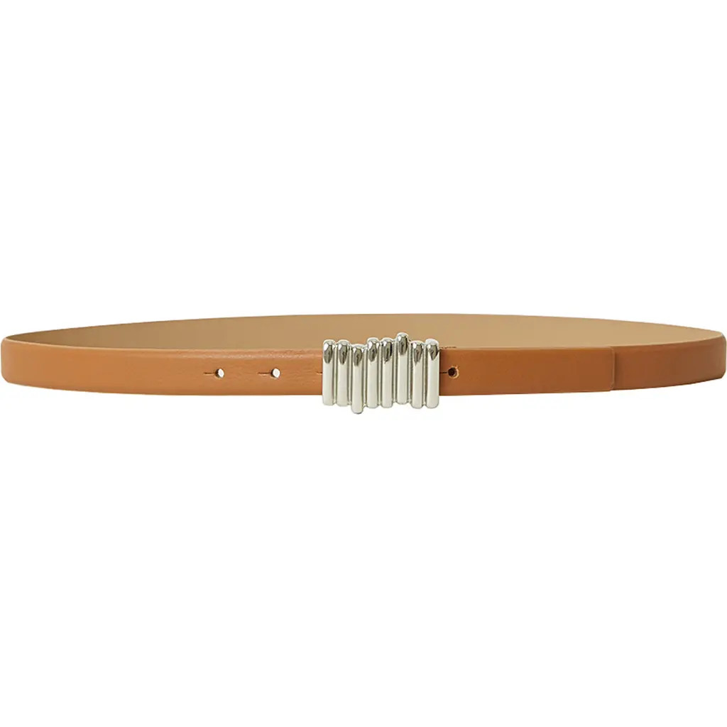 B-Low the Belt Vesna Mini Leather Belt in Cuoio Silver at Nordstrom, Size Small | Nordstrom