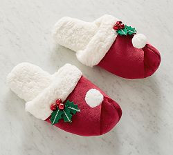 Mrs. Claus Slippers | Pottery Barn (US)