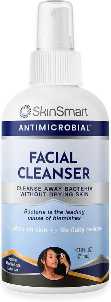SkinSmart Antimicrobial Facial Cleanser for Breakouts & Blemishes; Hypochlorous Acid Formula Targ... | Amazon (US)