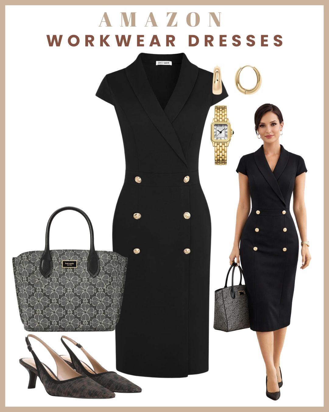 2 workwear dresses you’ll keep reaching for 👗✨
Sharing two chic Amazon workwear dresses that make getting dressed for the office effortless 🙌

1️⃣ A classic tailored dress for polished, professional vibes 👩‍💼
2️⃣ A comfortable midi dress that’s perfect for long workdays while still looking put-together 🤍

Easy to style with blazers, heels, or flats — these are the kind of pieces that make building a capsule work wardrobe so much easier 👏

To shop these dresses, comment “link” and I’ll DM you, or check the Amazon Storefront link in bio 🛍️💌

(Workwear Dresses, Office Dresses, Business Casual Dresses, Professional Dress Outfit, Chic Office Style, Work Dress Outfit, Midi Dress for Work, Wrap Dress for Work, Neutral Workwear, Polished Office Look, Capsule Workwear, Minimalist Workwear, Desk to Dinner Dress, Smart Casual Workwear, Work Outfit Inspiration, Comfortable Work Dress, Modern Office Style, Elevated Basics, Work Wardrobe Essentials)

#amazonfashion #workweardresses #dressstyle 

 #LTKgrwm #LTKootd #LTKWorkwear