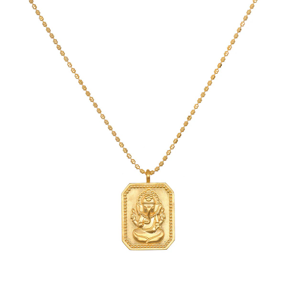 Ganesha Hindu God, Bestower of Good Fortune Necklace | Satya Jewelry