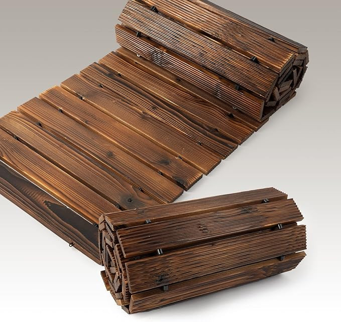 Roll-Out Garden Pathway Straight - 8 FT Outdoor Walkway with Non-Slip Surface Rustic Path Decorat... | Amazon (US)