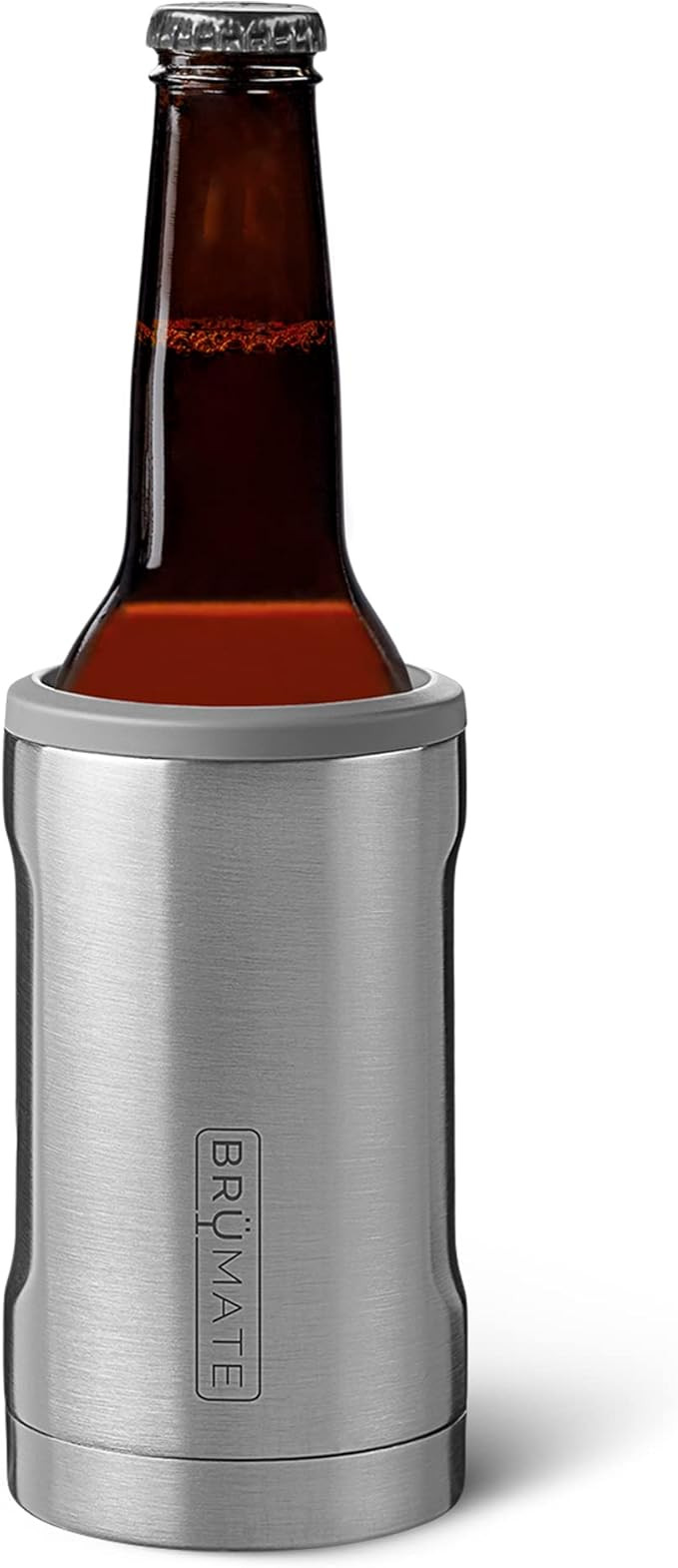BrüMate Hopsulator Bott'l Insulated Bottle Cooler for Standard 12oz Glass Bottles | Glass Bottle... | Amazon (US)