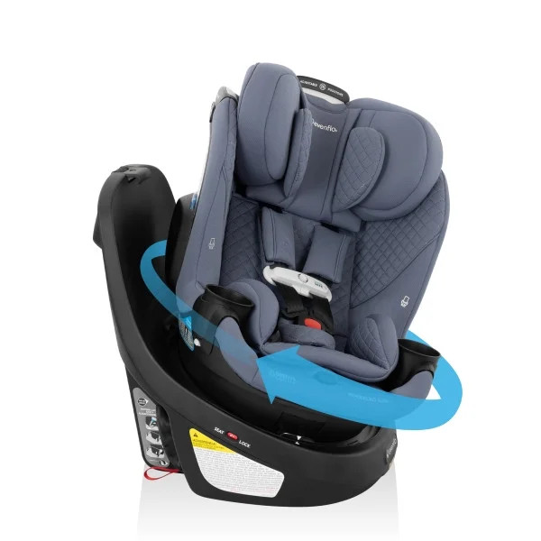 Evenflo Gold Revolve360 Slim 2-in-1 Rotational Car Seat with SensorSafe, Flint Gray - Walmart.com | Walmart (US)