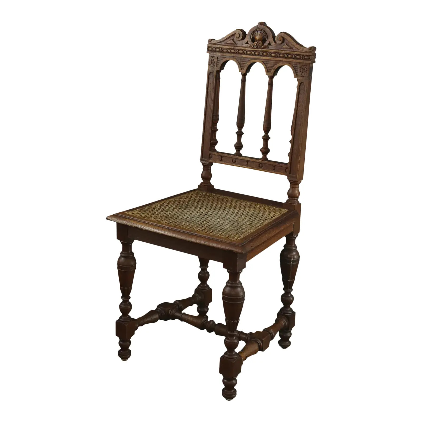 Antique Dining Chair Oak | Chairish