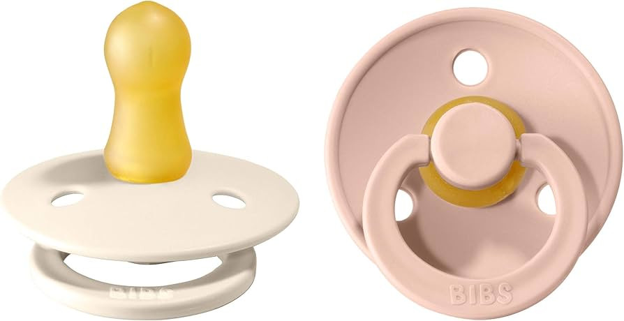 BIBS Pacifiers 0-6 Months | Pack of 2 Premium Soothers | BPA-Free Round Nipple | Made in Denmark ... | Amazon (US)