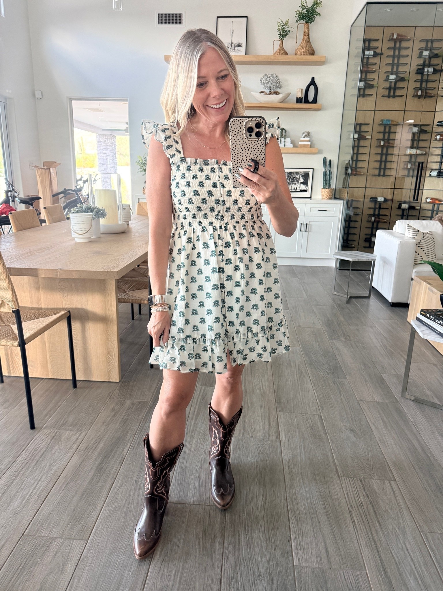 Size small dress. Anthropologie on sale. Linked similar western boots

#LTKmomlife #LTKootd #LTKOver40