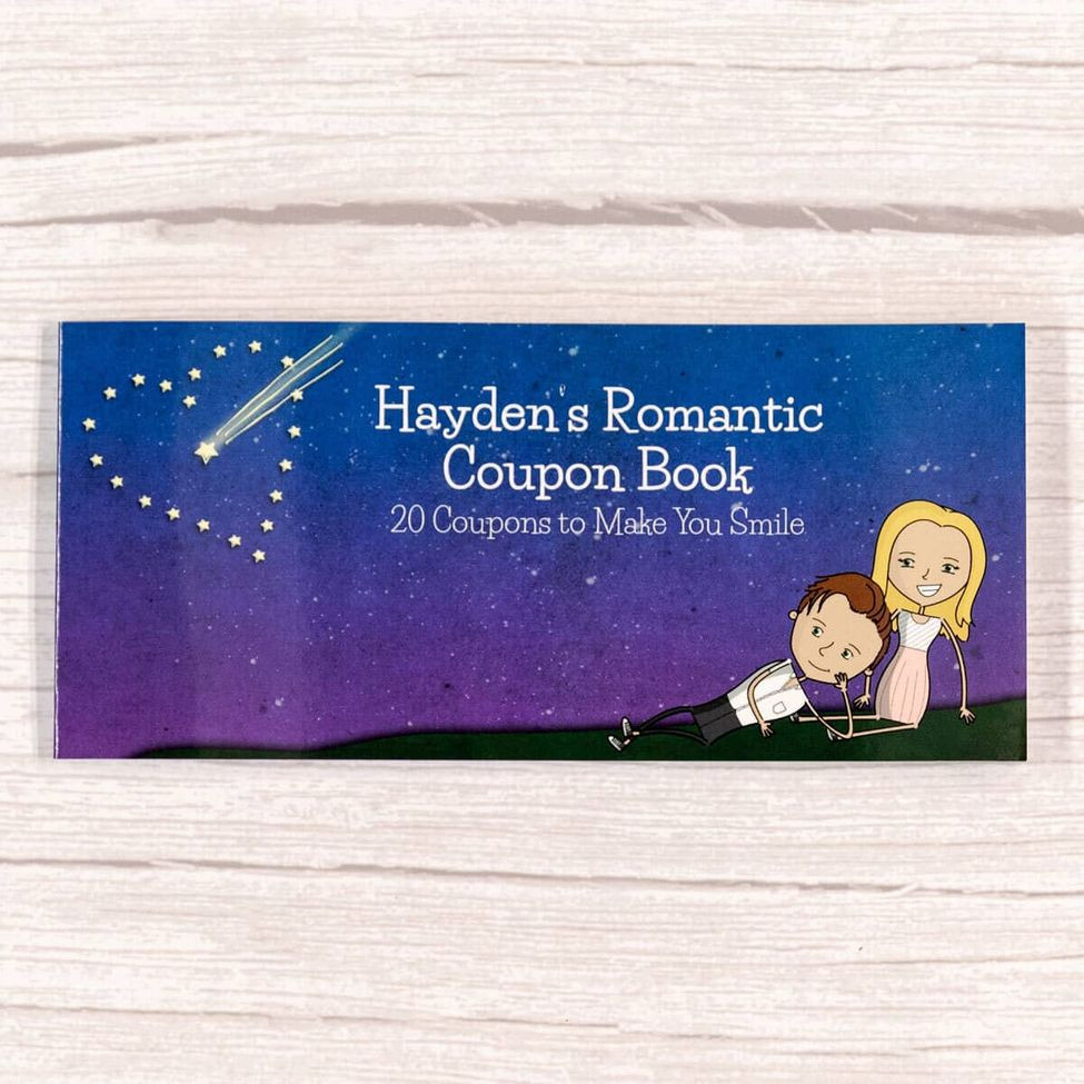 Romantic Coupon Book: 20 Coupons to Make You Smile | For Couples | LoveBook