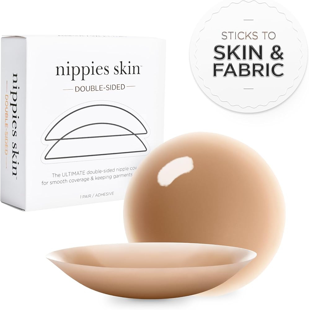 Nippies Bridal Nipple Covers for Women - Sticky on 2 Sides - Reusable Pasties for Weddings & Spec... | Amazon (US)