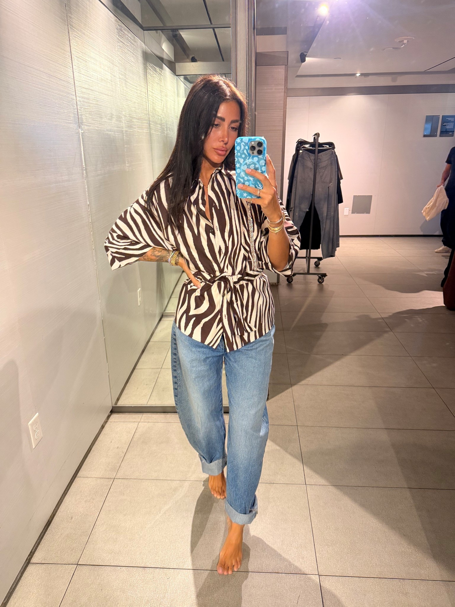 Another cute outfit . Size small top. 
Sized up in the jeans for a looser fit. Wearing size 38 in Zara   Added a few other items I bought that are a must! 

#LTKStyleTip #LTKFindsUnder100 #LTKautumn