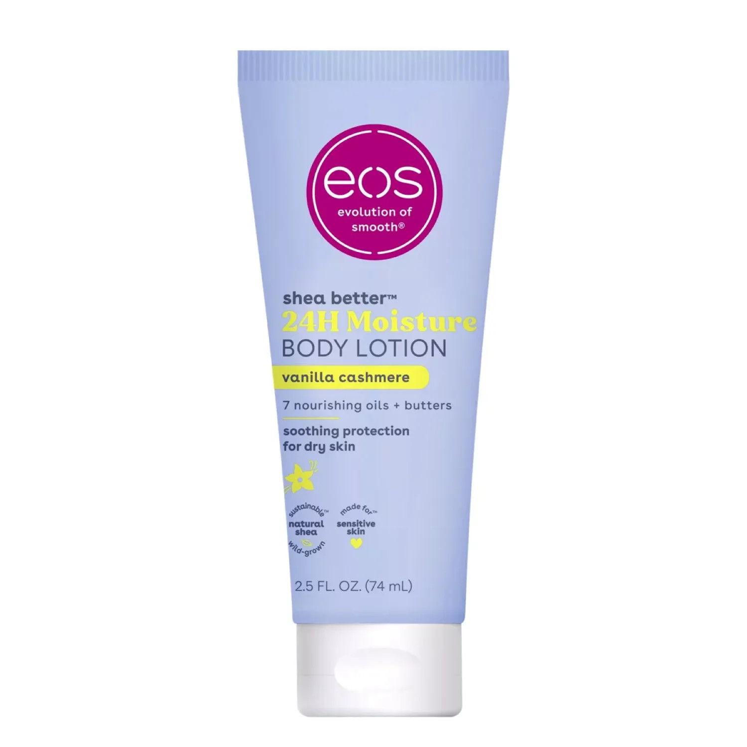 eos Shea Better Travel Size Body Lotion- Vanilla Cashmere, 2.5 fl oz | Walmart (US)