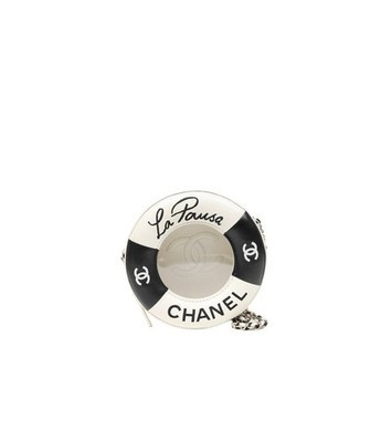 CHANEL Black White Cruise Tube Crossbody Bag 35629 146377486 | eBay US