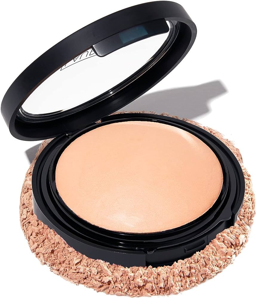 LAURA GELLER NEW YORK Baked Double Take Powder Foundation - Fair - Buildable Medium to Full Cover... | Amazon (US)