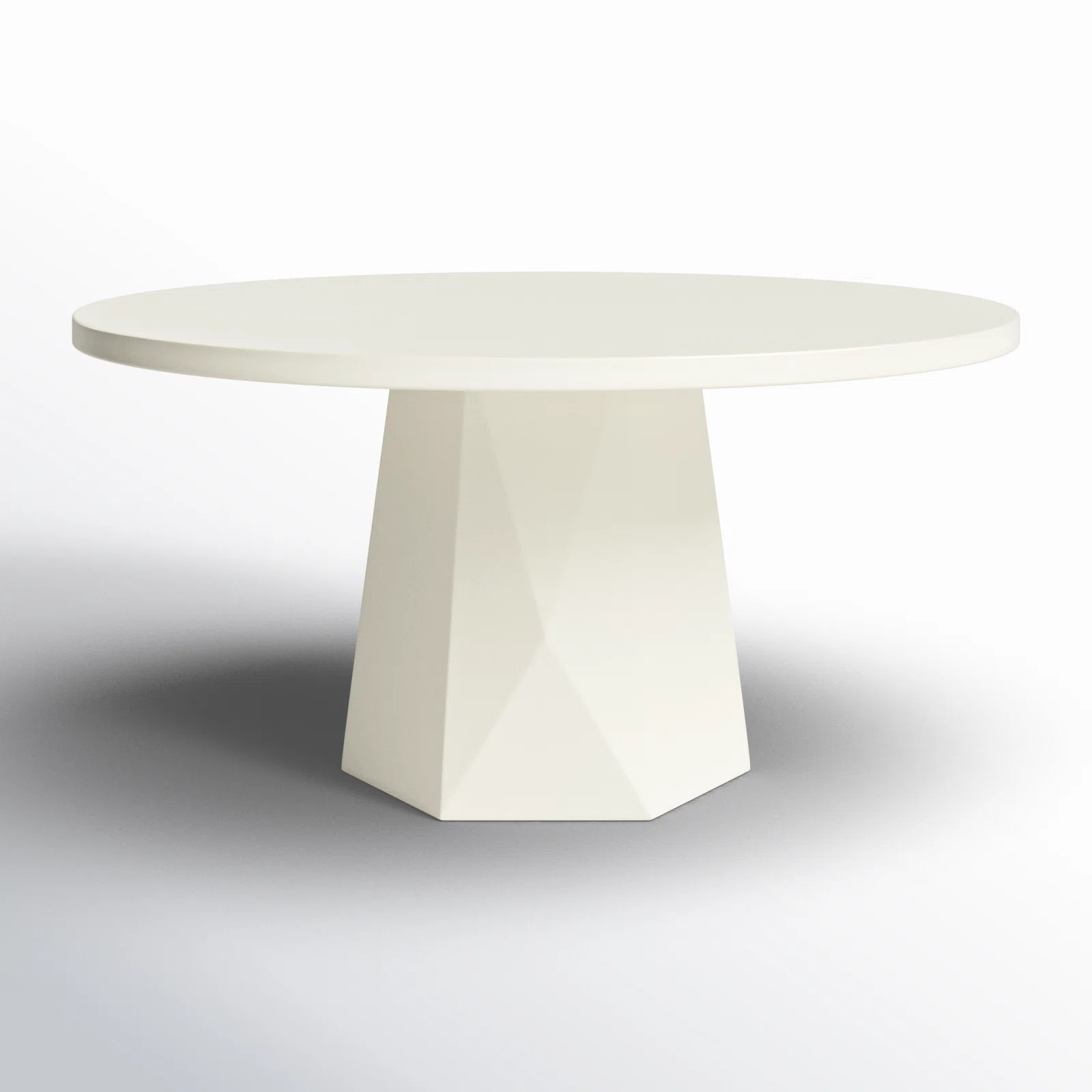 Clemmie Round Concrete Outdoor Dining Table | Wayfair North America