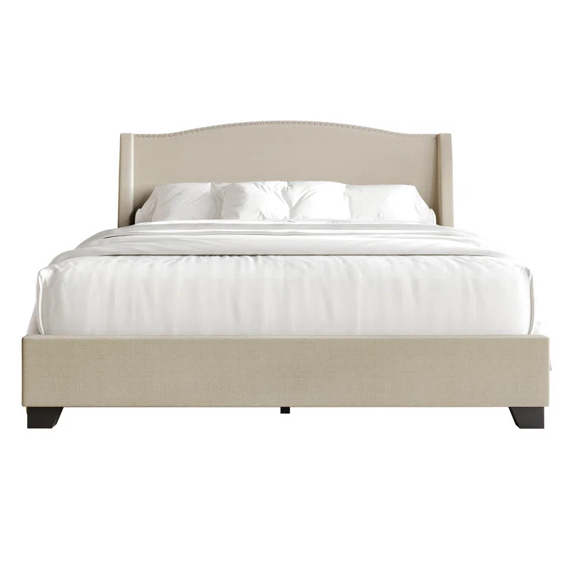 Nikrae Upholstered Wingback Storage Bed | Wayfair North America