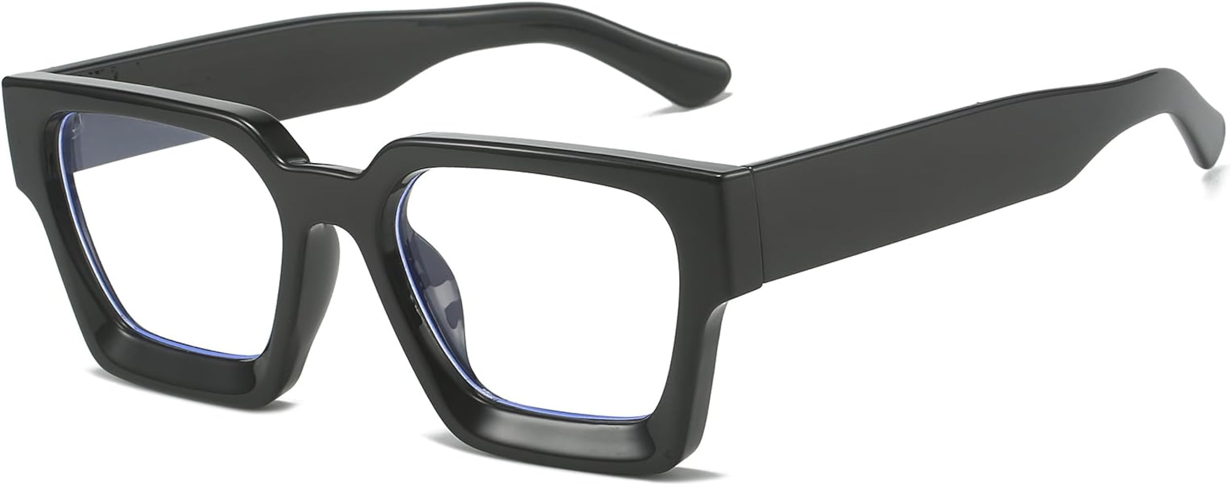 YAMEIZE Square Blue Light Glasses for Men Women Retro Chunky Thick Frame Blue Light Blocking Glas... | Amazon (US)