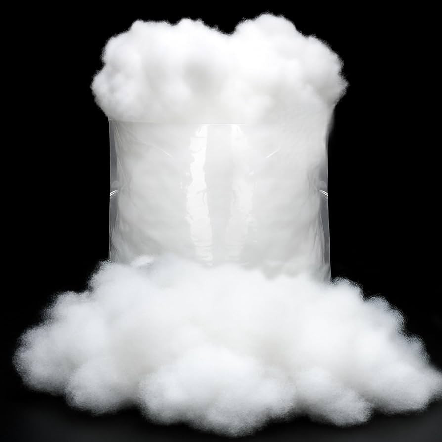 QZYL 6 OZ Fake Snow, Fluffy Cotton Snow for Christmas Village, Vacuum Packaged Artificial Snow Fl... | Amazon (US)