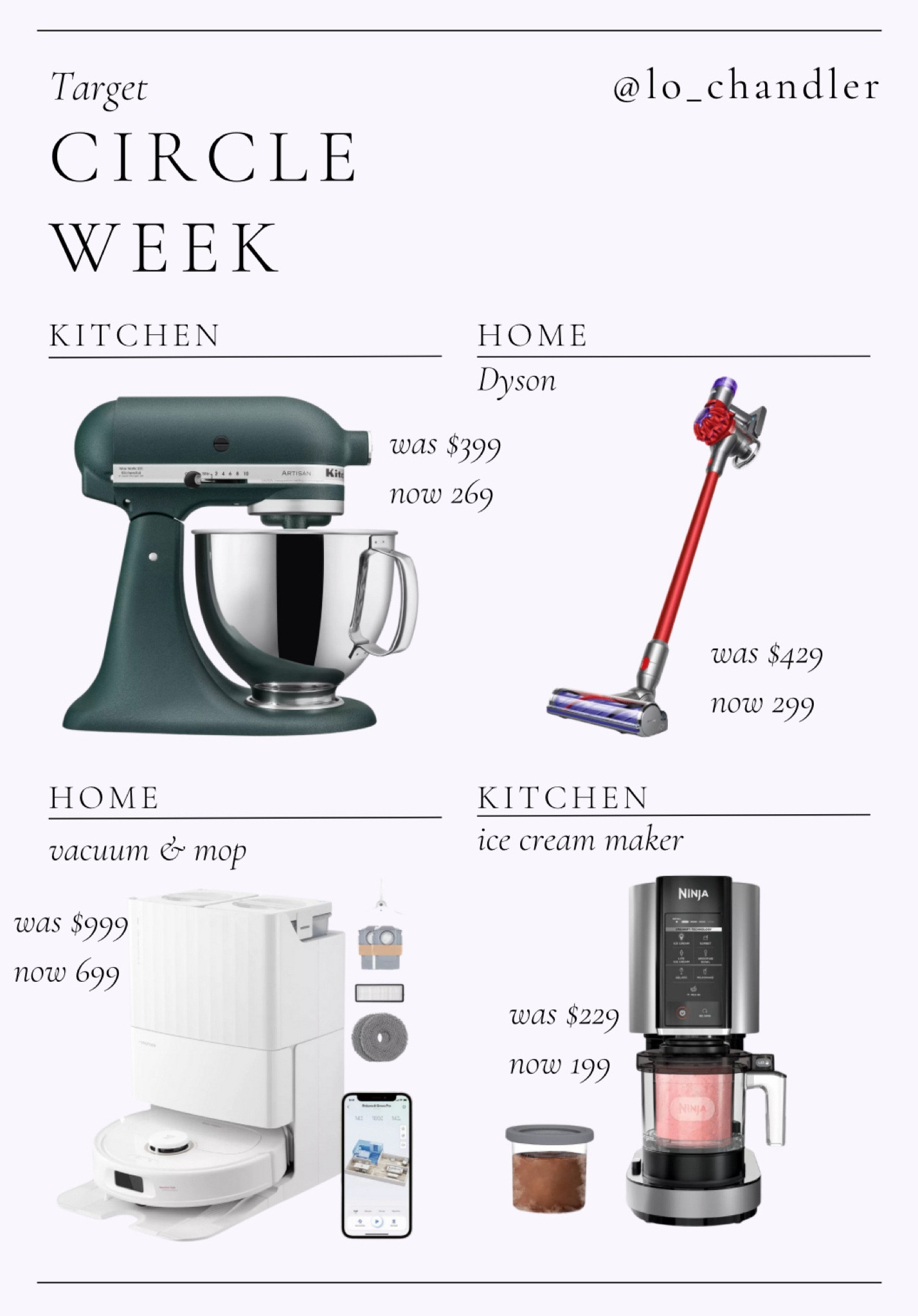 SALE ALERT!! Some of my favorites from Target Circle Week— you can’t beat these deals!!! Especially this Dyson and Kitchen Aid!!!

#LTKHome #LTKSummerSales #LTKSeasonal