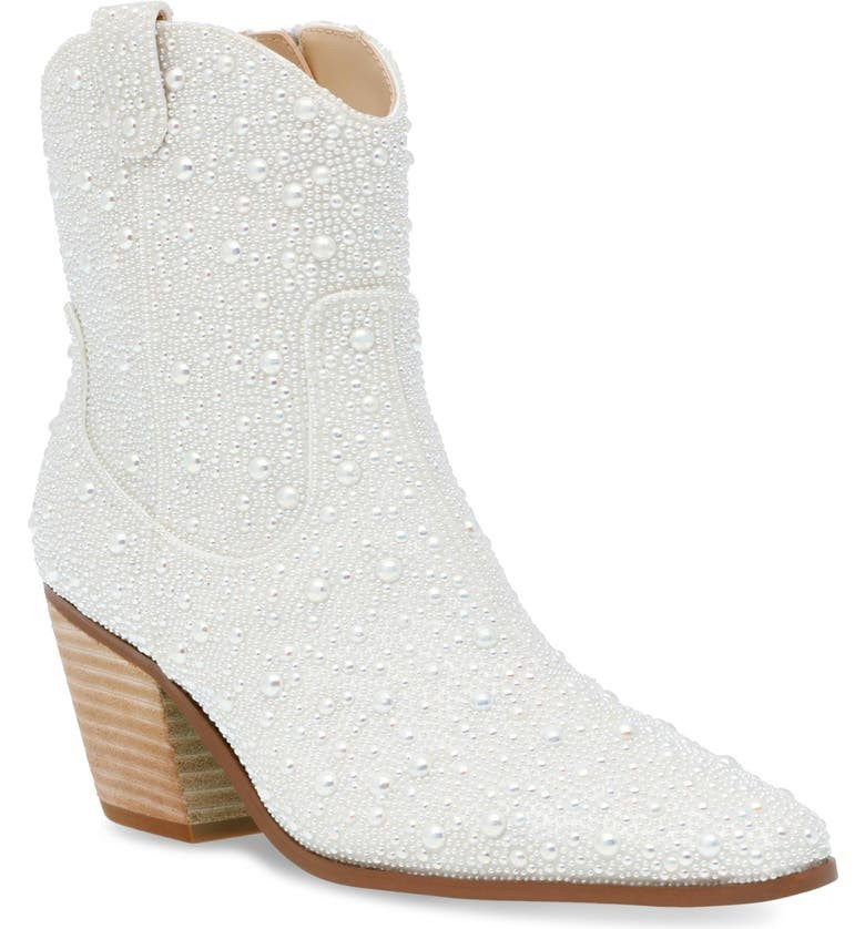 Betsey Johnson Diva Embellished Western Booties | Nordstrom | Nordstrom