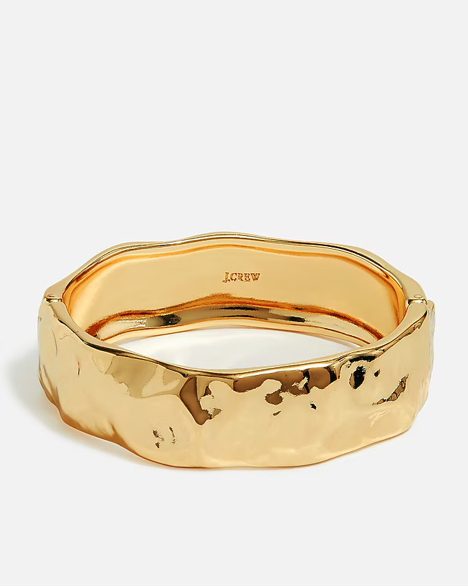 Hammered cuff bracelet | J.Crew Factory