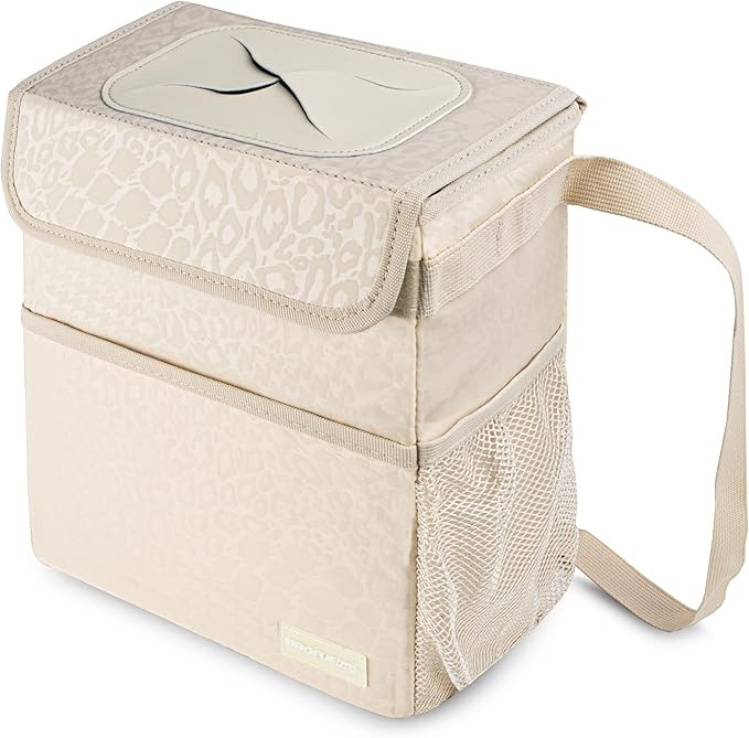 Car Trash Can - Cute Multifunctional Interior Car Accessory for Women, Organizer and Storage with... | Amazon (US)