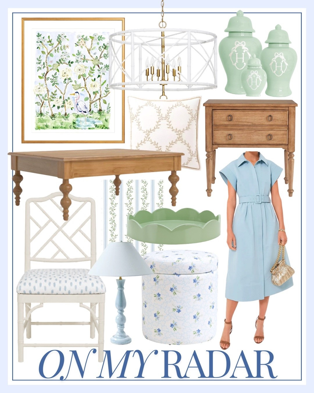 Home decor grandmillennial preppy home southern style dress ottoman lamp tables ginger jar chinoiserie artwork kids

#LTKHome