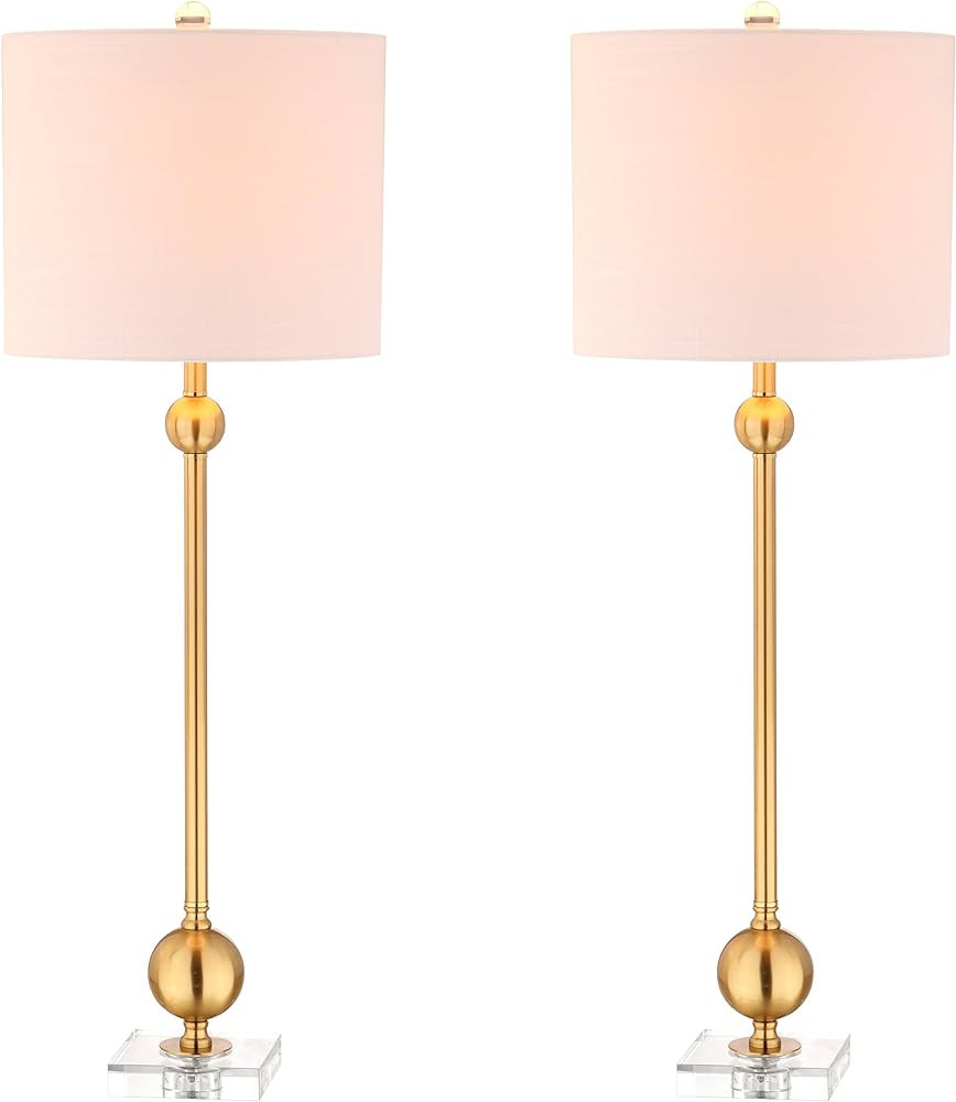 JONATHAN Y JYL2010A-SET2 Set of 2 Table Lamps Hollis 34" Metal LED Table Lamp Modern Contemporary... | Amazon (US)