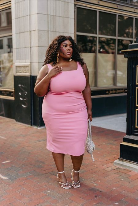 Pretty in Pink 🌸🩷💕🎀 wearing a 2X and Spanx 

Plus Size Wedding Guest Dress, Plus Size Dresses, Vacation Outfit

#LTKfindsunder100 #LTKsalealert #LTKplussize