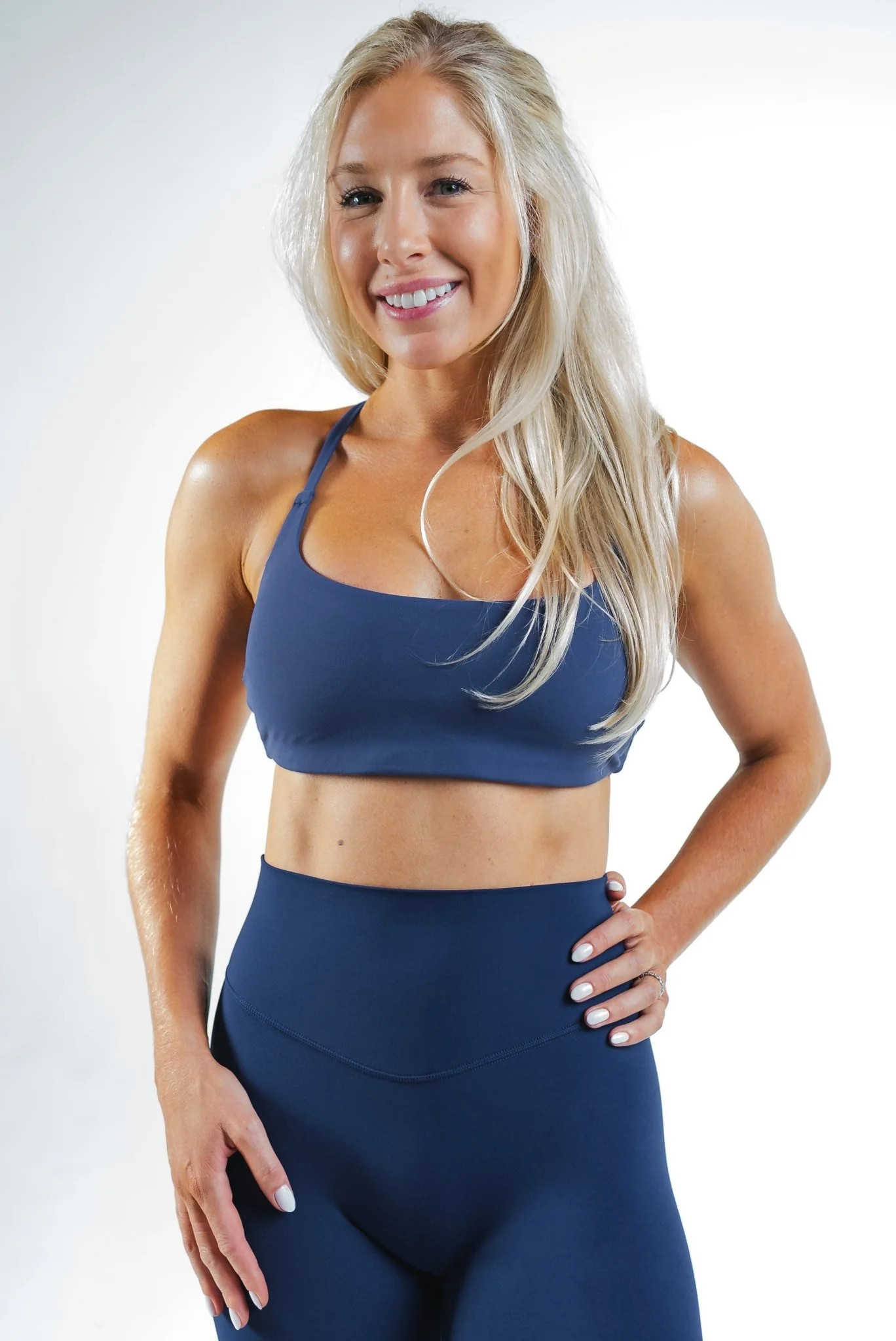 Cloud II Strappy Bra - Indigo | Vitality