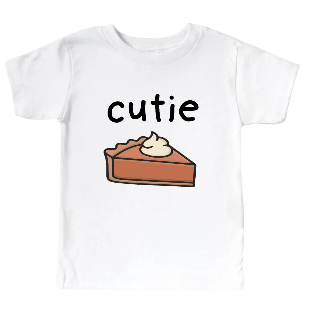 Cutie Pie Kids Graphic Tee | White | Caden Lane