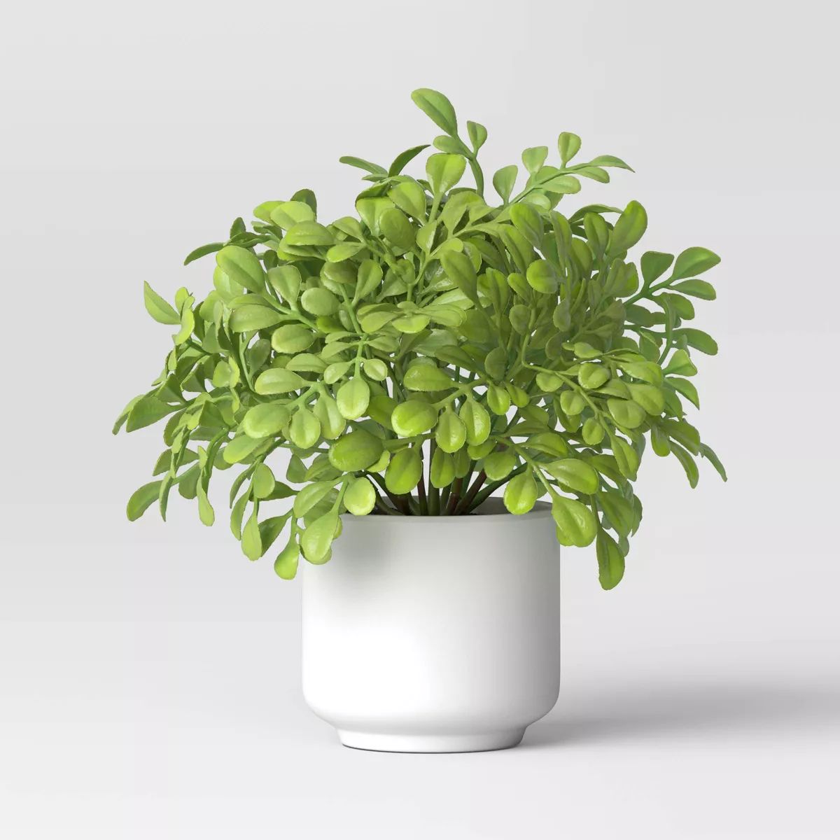 Artificial Boxwood Plant - Threshold™: Indoor Faux Greenery, Melamine Pot, Tabletop Decor, 4.3"... | Target