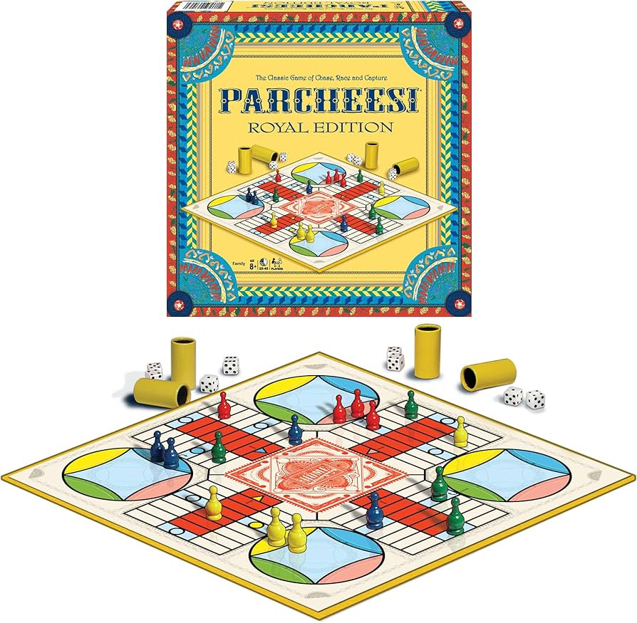 Parcheesi Royal Edition by Winning Moves Games USA, Classic Family Favorite Featuring Charming Ar... | Amazon (US)