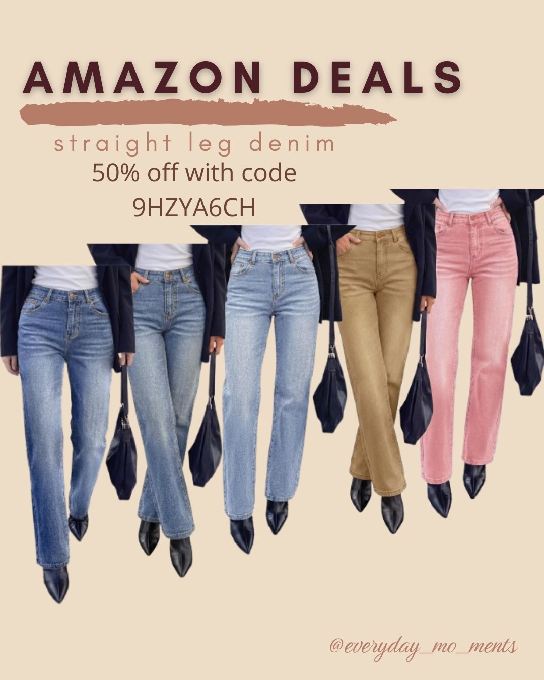 $19 ends 8/25

Amazon fashion
Amazon deals
Straight leg denim
Stretchy denim

#LTKSaleAlert