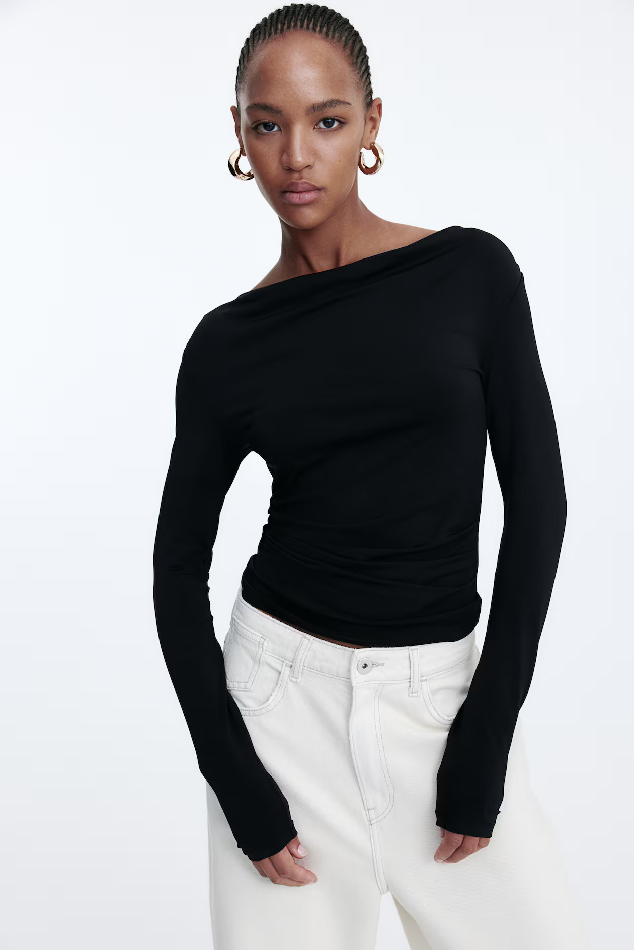 Draped jersey top | H&M (UK, MY, IN, SG, PH, TW, HK)