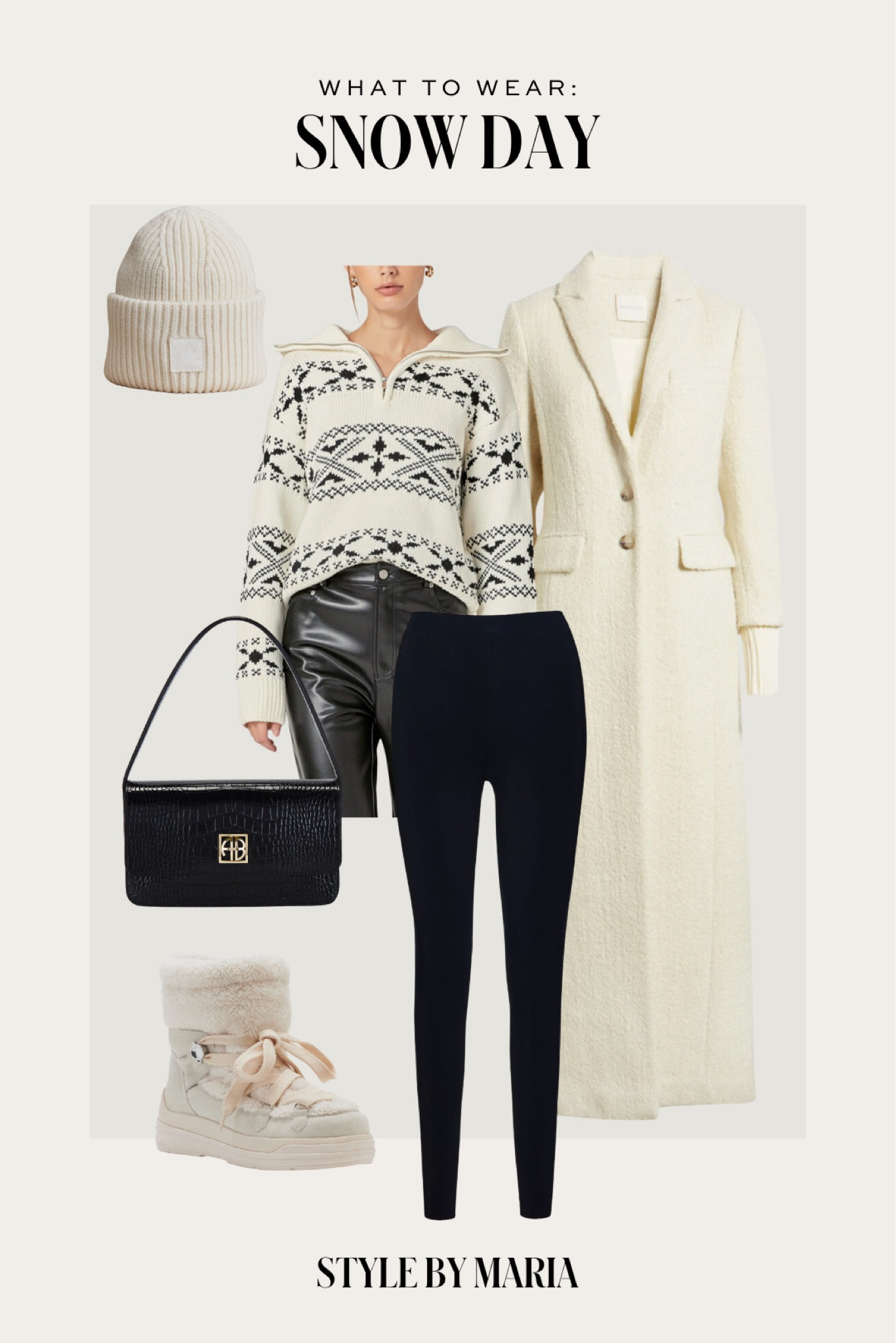 Winter outfit ideas
Favorite daughter white coat
Fair isle sweater
Anine bing handbag
Snow boots




#LTKFindsUnder100 #LTKShoeCrush #LTKSeasonal