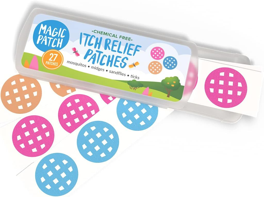 BuzzPatch Magic Patch Itch Relief Patches - 27 Patches - Chemical Free, Natural Itch Relief - Insect | Amazon (US)