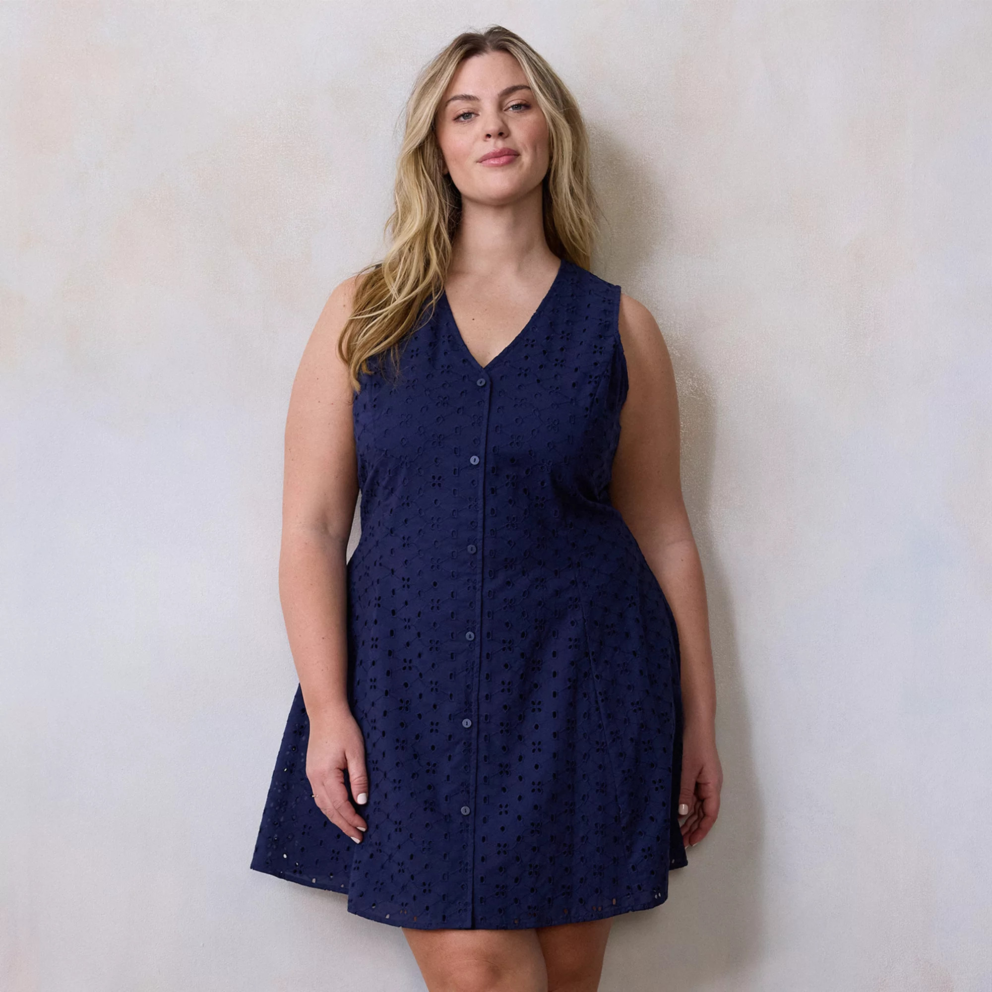 Plus Size LC Lauren Conrad Souvenir Mini Dress | Kohl's