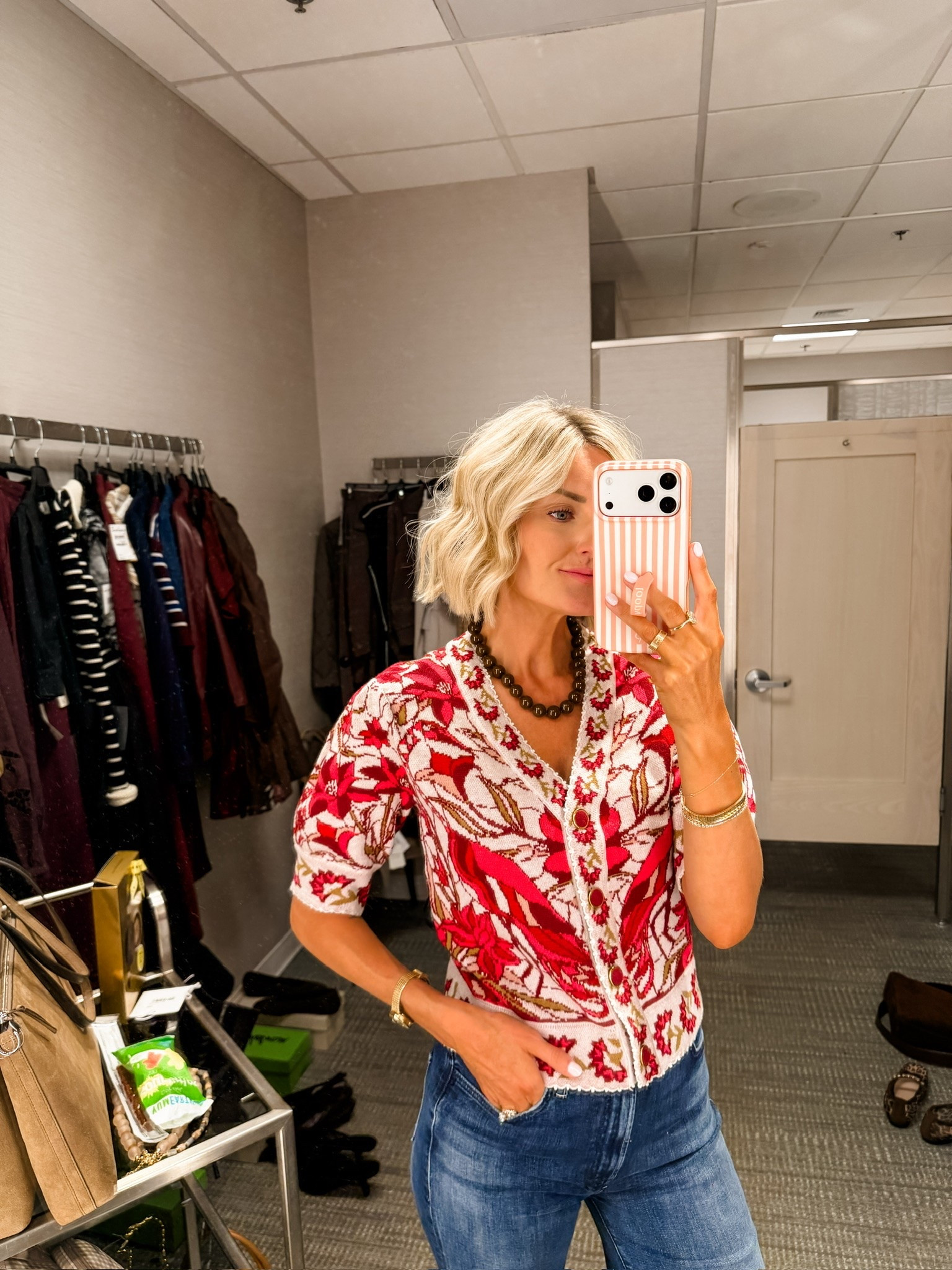 Ok this Farm Rio cardigan!😍 I am obsessed. If you like having color in your wardrobe during fall and want a great transitional piece before it gets too cold, this short sleeve cardigan is 👏🏻😍 wearing XS

Loverly grey, farm Rio, nsale finds, Nordstrom sale, outfit ideas women, transitional fashion, summer to fall outfit ideas

#LTKSaleAlert #LTKSeasonal